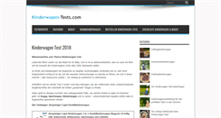 Desktop Screenshot of kinderwagen-tests.com