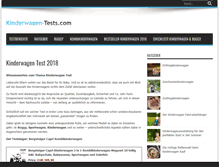 Tablet Screenshot of kinderwagen-tests.com