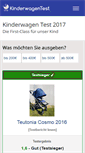 Mobile Screenshot of kinderwagen-tests.net